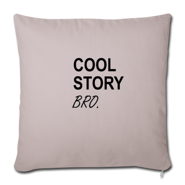 weihnachtsgeschenke für oma und opa Kissenbezug - Cool story bro | T-Shirt