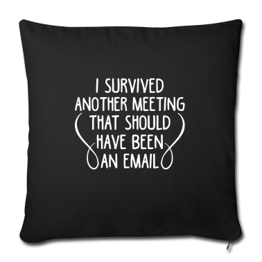 weihnachtsgeschenke für oma und opa Kissenbezug - Gift for Boss Coworker I Survived Another Meeting