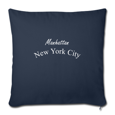 weihnachtsgeschenke für oma und opa Kissenbezug - Manhattan New York City | T-Shirt