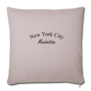 weihnachtsgeschenke für oma und opa Kissenbezug - Manhattan New York City | T-Shirt