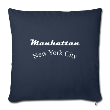 weihnachtsgeschenke für oma und opa Kissenbezug - Manhattan New York City | T-Shirt