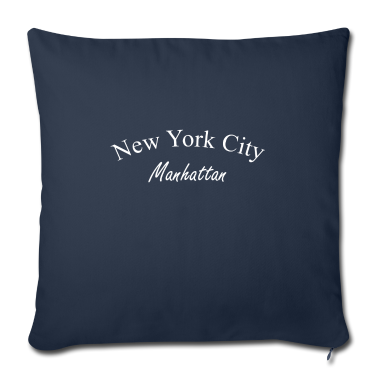 weihnachtsgeschenke für oma und opa Kissenbezug - Manhattan New York City | T-Shirt