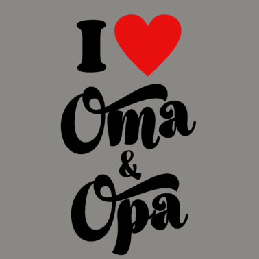 Motiv Ich liebe Oma und Opa Grosseltern Omi Opi Geschenk