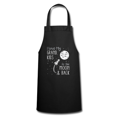 weihnachtsgeschenke für oma und opa Schürze - Enkelkinder Liebe Mond Großeltern Oma Opa Geschenk