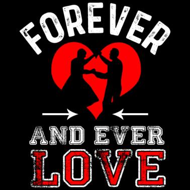 Motiv Für immer und ewig Opa Oma Love Geschenkidee