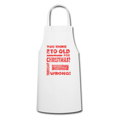 weihnachtsgeschenke für oma und opa Schürze - Weihnachten Senioren Altenheim SPruch Rente