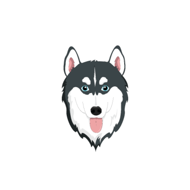 Motiv Siberian Husky Opa Pawpa Hund Großeltern