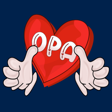 Motiv Opa Großeltern LIEBE HERZ HÄNDE FAMILIE OPI