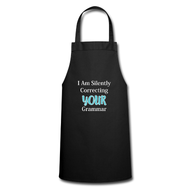 weihnachtsgeschenke für oma und opa Schürze - Grammar Teacher Funny School Joke