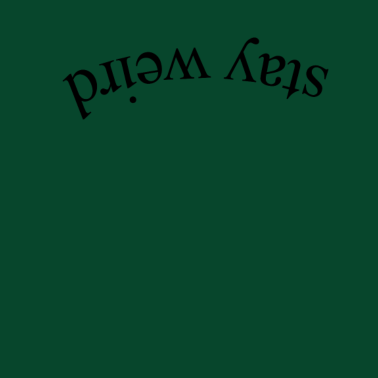 Motiv Bleib komisch| T-Shirt