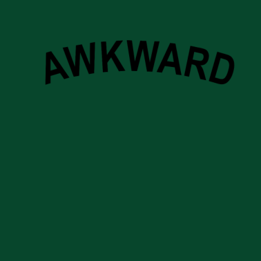 Motiv Peinlich Akward | Cooles T-Shirt