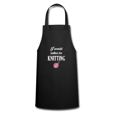 weihnachtsgeschenke für oma und opa Schürze - Knitting Gift for Knitter crafting knit