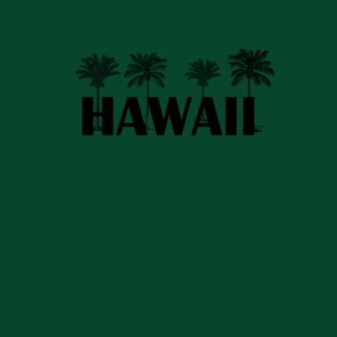 Motiv Hawaii und Palmen Urlaub | T-Shirt