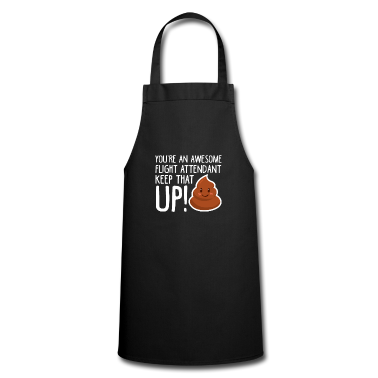 weihnachtsgeschenke für oma und opa Schürze - Awesome Flight Attendant Keep up Employee Airplane