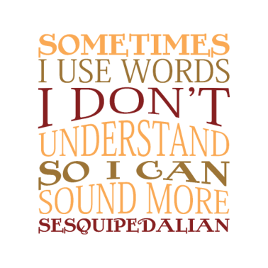 Motiv Funny Sesquipedalian Long word english teacher