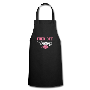 weihnachtsgeschenke für oma und opa Schürze - Gifts For Knitters Sarcasm Knitting Fuck off