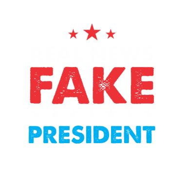 Motiv Fake News Funny Anti Trump Parody President