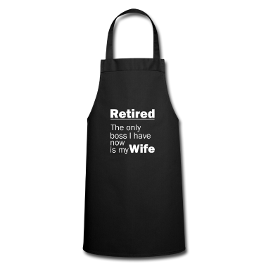 weihnachtsgeschenke für oma und opa Schürze - Retirement Father Retired saying Husband Wife