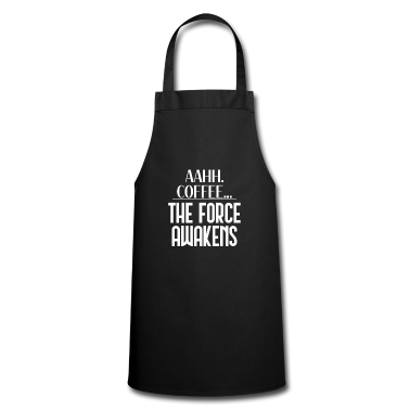 weihnachtsgeschenke für oma und opa Schürze - Coffee Lover The Force Awakens funny Caffeine