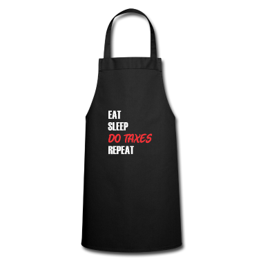 weihnachtsgeschenke für oma und opa Schürze - Eat Sleep do Taxes Season Repeat Funny Accounting