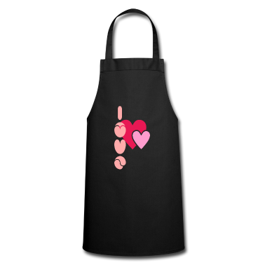 weihnachtsgeschenke für oma und opa Schürze - Love Shirt als Romantische Geschenk Idee für Xmas