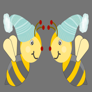 Motiv HONIGBIENEN WINTERKLEIDUNG WINTER TIERBILDER