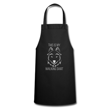 weihnachtsgeschenke für oma und opa Schürze - Hundespaziergang Shirt Husky