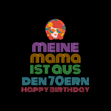 Motiv Happy Birthday Mama Geburtstagsgeschenk