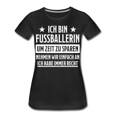 geburtstagsgeschenke mama T-Shirt - Fußballerin Lustiger Spruch Fußball Tor Geschenk