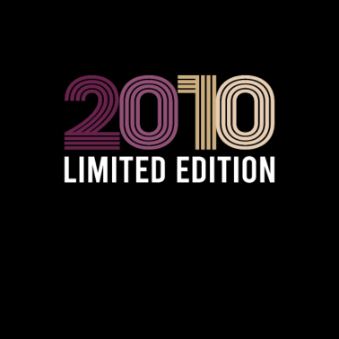 Motiv Vintage Limited Edition 2010 Geburtstag Geburtsjah