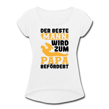 geburtstagsgeschenke mama T-Shirt - Mann wird zum Papa befördert Vater Loading Ich