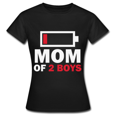 geburtstagsgeschenke mama T-Shirt - Mama Mama von 2 Söhnen Beste Mama Mama geschenk