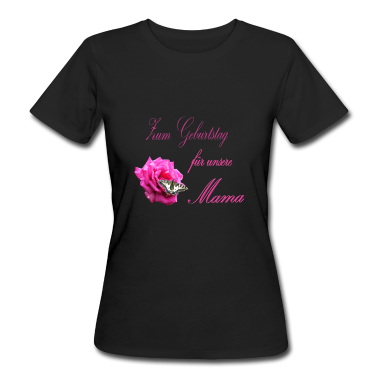 geburtstagsgeschenke mama T-Shirt - Geburtstagsgeschenk für die Mama mit Blumen Design