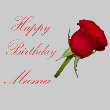 Motiv Geburtstagsgeschenk für die Mama mit Blumen Design