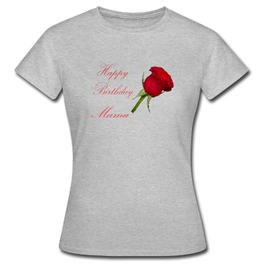 geburtstagsgeschenke mama T-Shirt - Geburtstagsgeschenk für die Mama mit Blumen Design