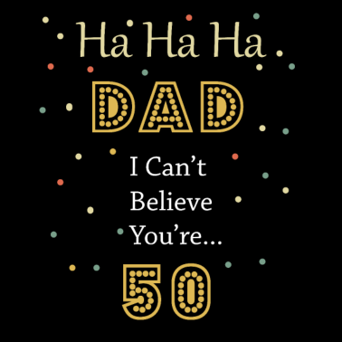 Motiv 50. Geburtstagsgeschenk für Papa Mama