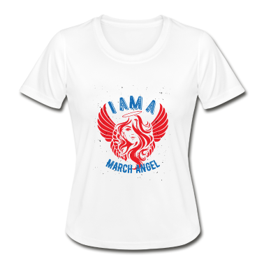 geburtstagsgeschenke mama T-Shirt - März Engel Mama Geburtstag Geburtstagsgeschenk
