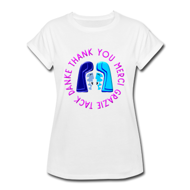 geburtstagsgeschenke mama T-Shirt - FRAUEN MÜTTER MAMA DANKE THANK YOU TACK GRAZIE