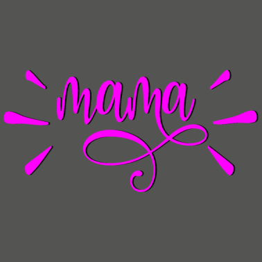 Motiv Schriftzug Mama PINK ROSA MUTTER GESCHENK IDEEN