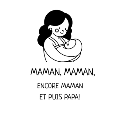 Motiv T-Shirt Mama, Mama, immer noch Mama und dann Papa