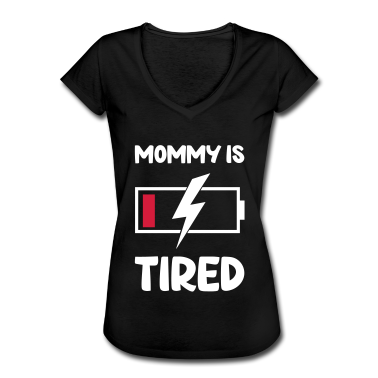 geburtstagsgeschenke mama T-Shirt - Mommy is tired neue Mama Müde Baby Lustig Kind