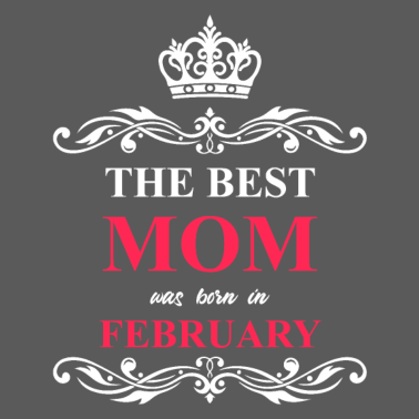 Motiv Beste Mutter geboren Februar