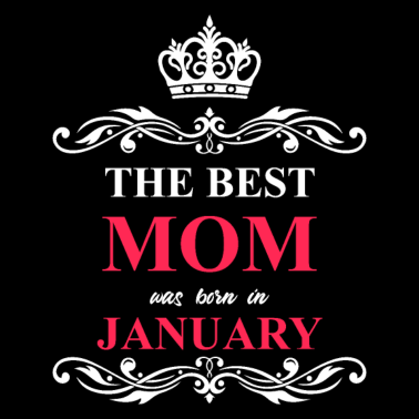 Motiv Beste Mutter geboren Januar