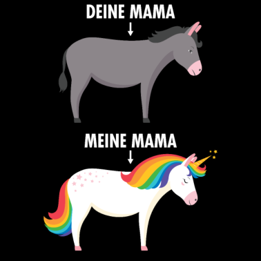 Motiv Deine Mama - Meine Mama - Muttertag Geschenk