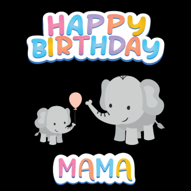 Motiv Happy Birthday Mama