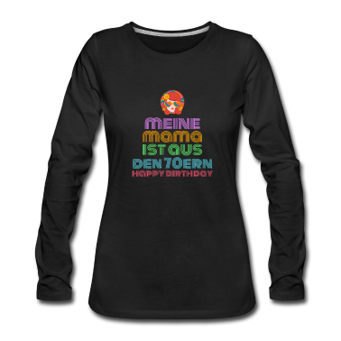 geburtstagsgeschenke mama Langarmshirt - Happy Birthday Mama Geburtstagsgeschenk