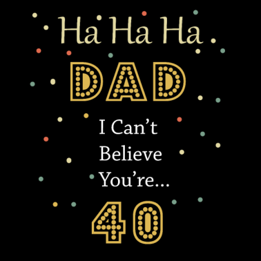 Motiv 40. Geburtstagsgeschenk für Papa Mama