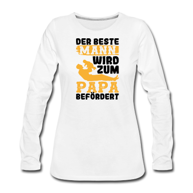 geburtstagsgeschenke mama Langarmshirt - Mann wird zum Papa befördert Vater Loading Ich