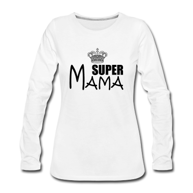 geburtstagsgeschenke mama Langarmshirt - Super Mama Mutter Geburtstagsgeschenk Idee