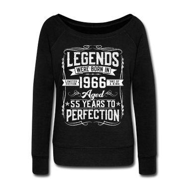 geburtstagsgeschenke mama Langarmshirt - Jahrgang 1966 geboren Legenden 55 Geburtstag